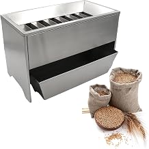 12 Grids Grain Divide Sampler,Stainless Steel Seeds Sorter Sampler, Uniformly Mixed Samples,Slot Width 12.5mm/25mm,Maximum Sample Volume 1200g