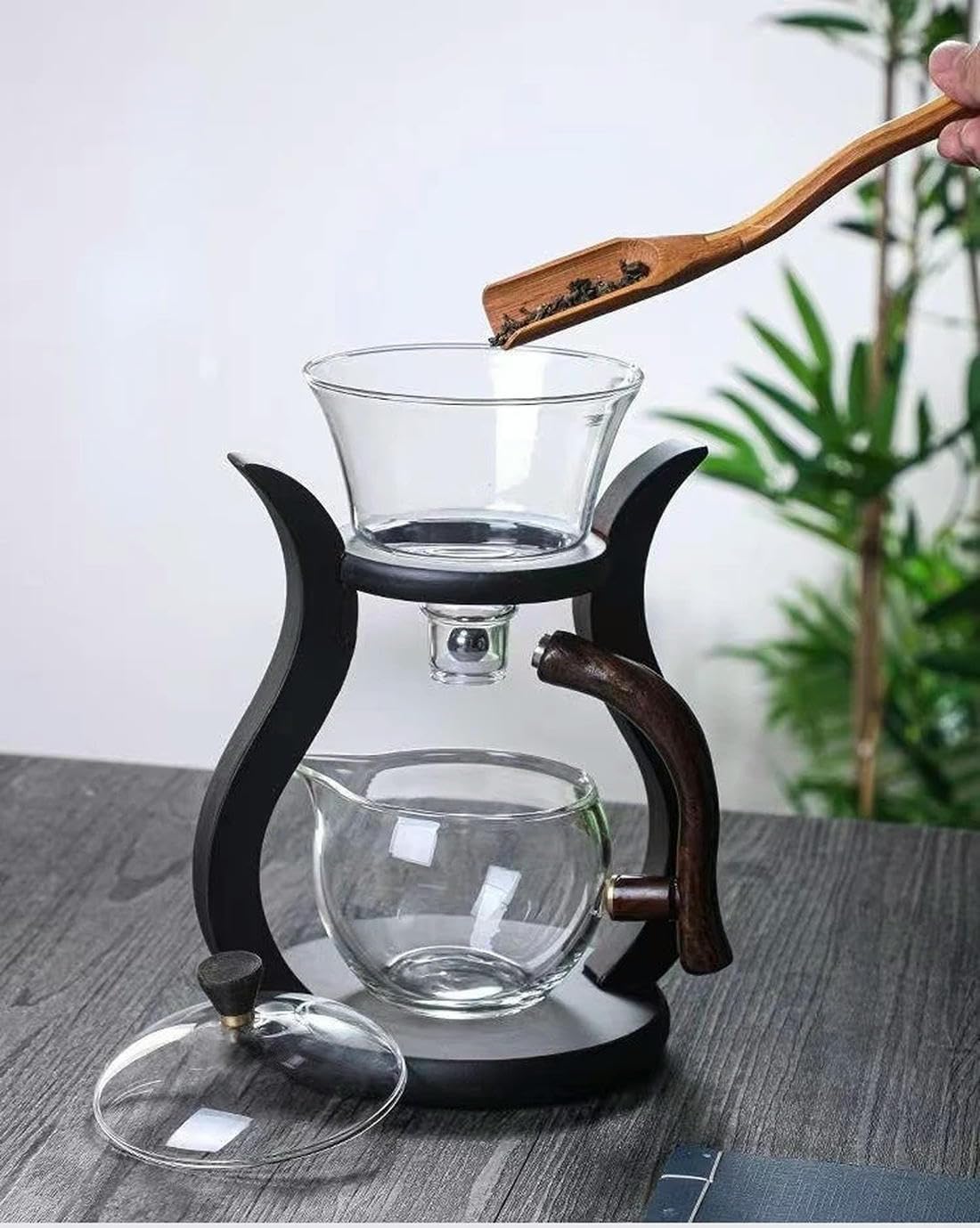 Ensemble de Tasses à thé Kung Fu, théière en Verre, théière à Aspiration Domestique, Salon, préparation du thé, Bouilloire Gaiwan
