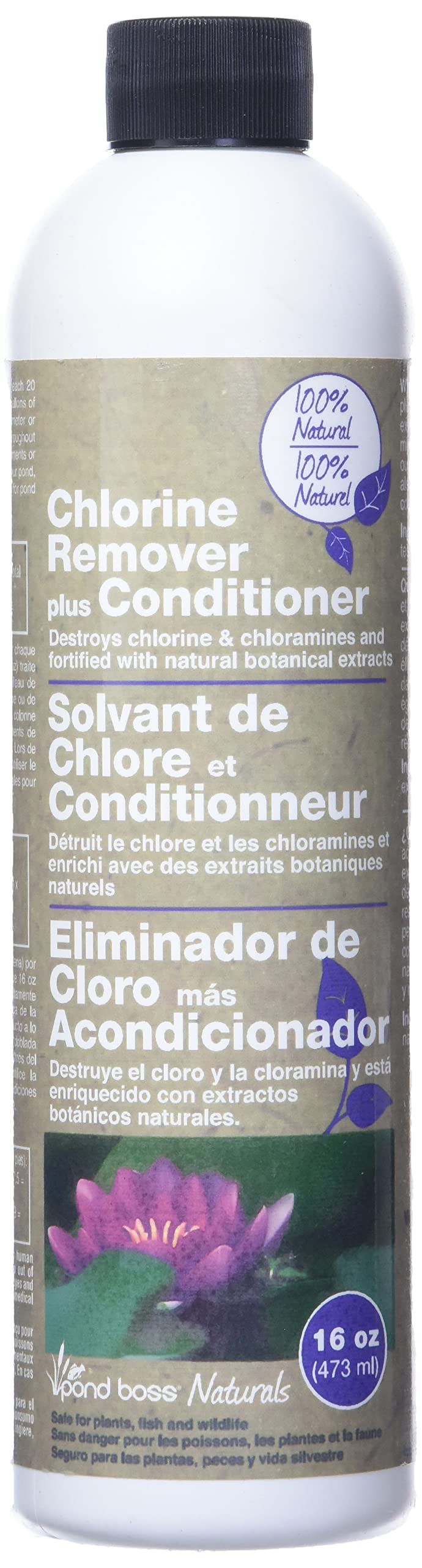 POND BOSS 871980013102 Chlorine Remover Plus Conditioner, Multi