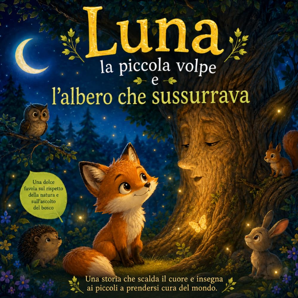 Luna la piccola volpe e l'albero che sussurrava: Una favola della buonanotte per insegnare ad amare la natura - Bambini 3-6 anni (Le Favole di Luna)