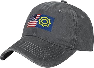 Flag of Seoul (1946-1996) and America Baseball Cap for Men Women Golf Dad Hat