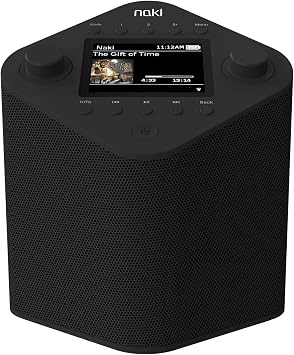 Naki Pulse - Streaming Kosher Music Player Black with Single 5W Speaker, Wi-Fi and Bluetooth