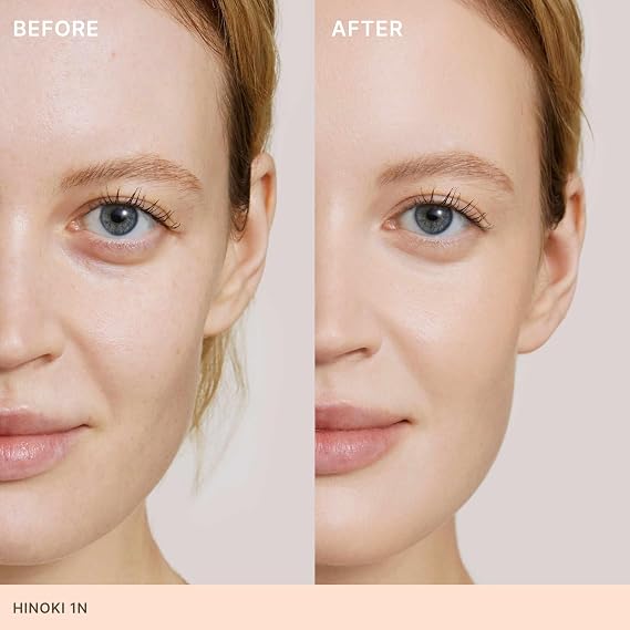 ILIA - Skin Rewind Complexion Stick (Hinoki 1N, 0.35 oz | 10 g) | 12-HR Foundation + Concealer | Contour + Highlight | Firms + Smooths | Safe for Sensitive Skin, Clean, Cruelty-Free & Vegan