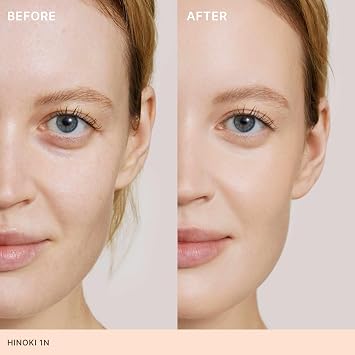 ILIA - Skin Rewind Complexion Stick (Hinoki 1N, 0.35 oz | 10 g) | 12-HR Foundation + Concealer | Contour + Highlight | Firms + Smooths | Safe for Sensitive Skin, Clean, Cruelty-Free & Vegan
