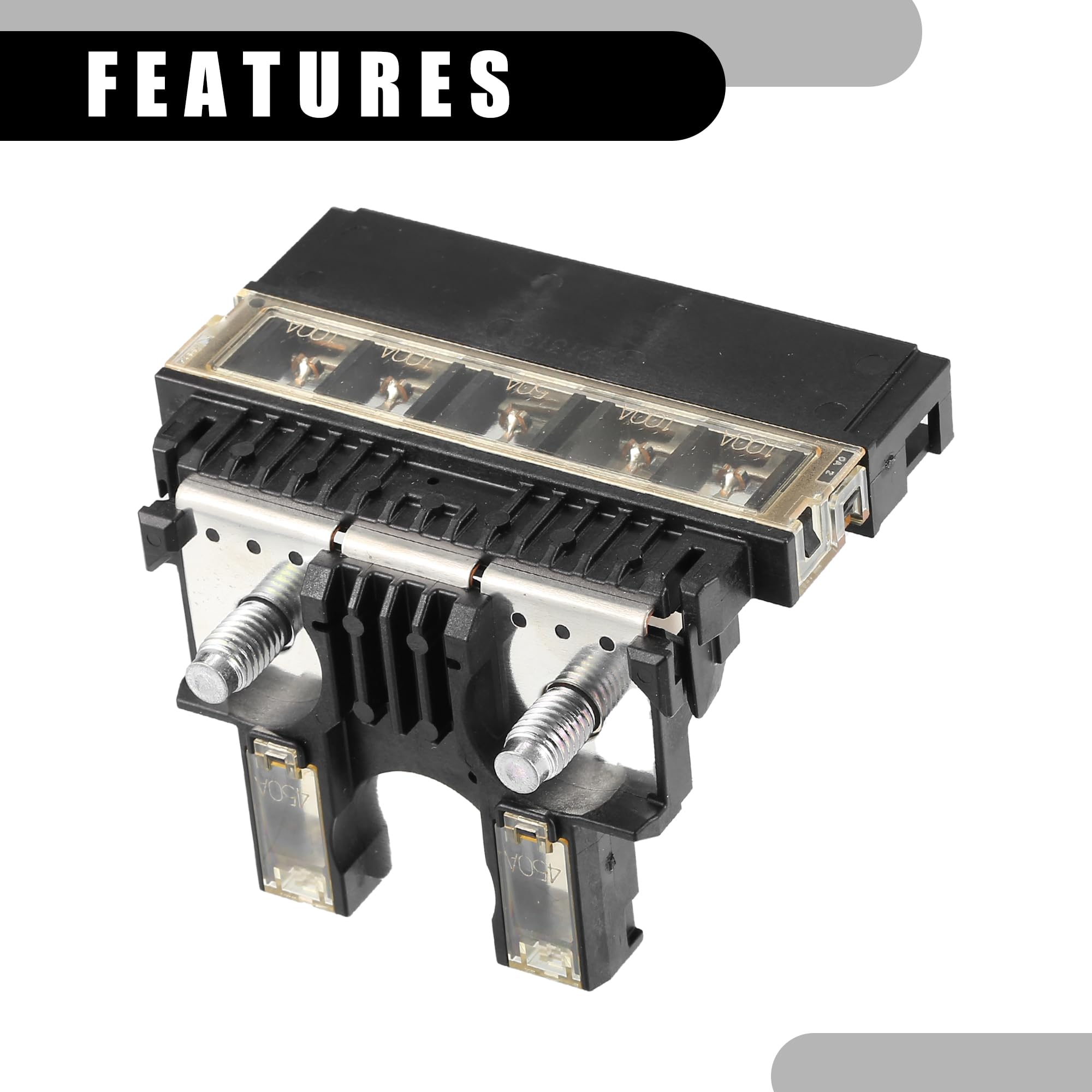 Assemblaggio terminale Fusibile Batteria - per Nissan G35 Plastica Nera - 1 Pezzo