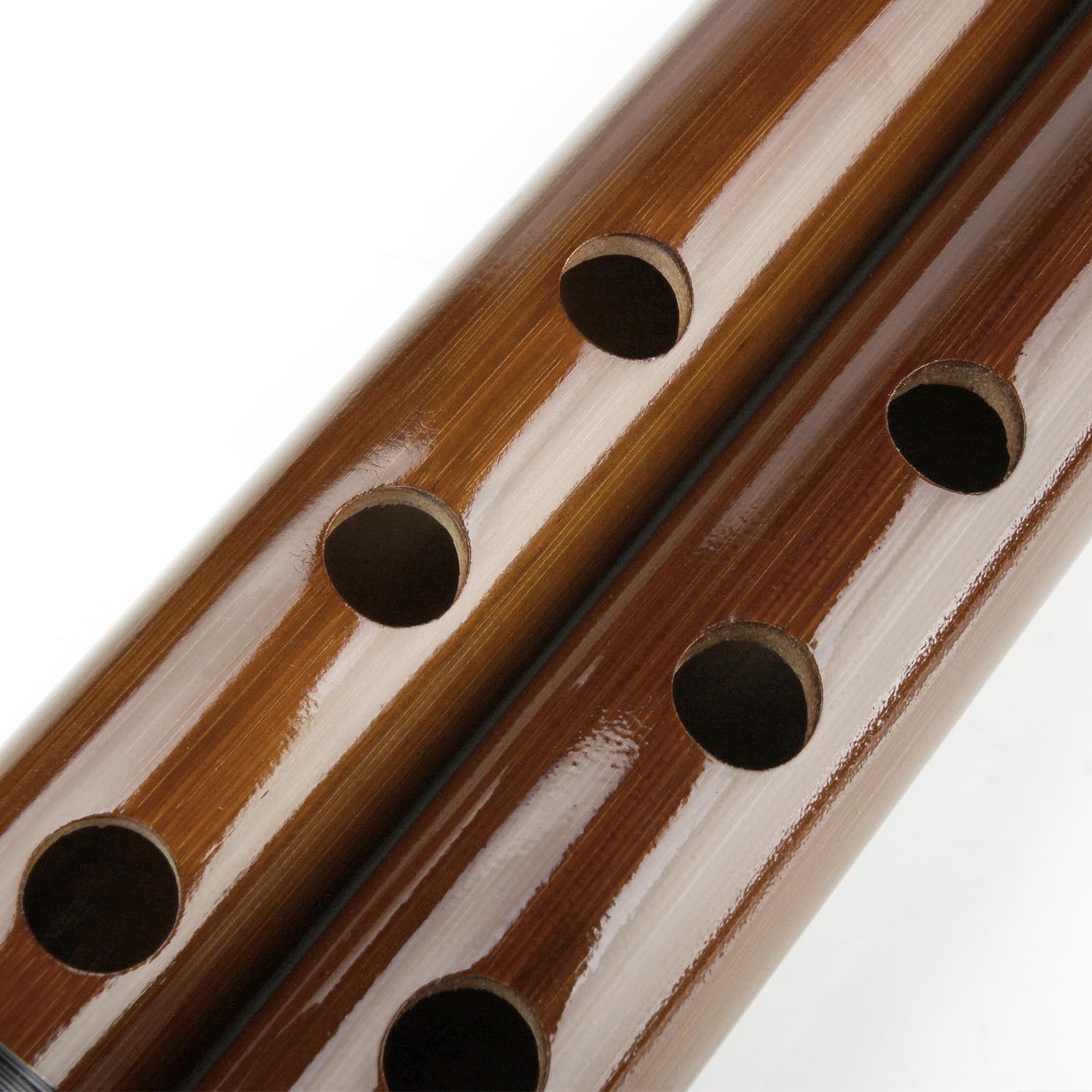 Traditionelle Holzinstrumente, peruanische Quena-Flöte, vertikale Bambusflöte, indische Klarinette, Bambus-Quena-Flöte (braune G-Taste)