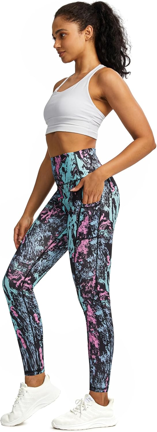 Womens Work Pants,Leggings for Women Tummy Control,Yoga Pants with Pockets Running Fitness Gym Tights - Image 3