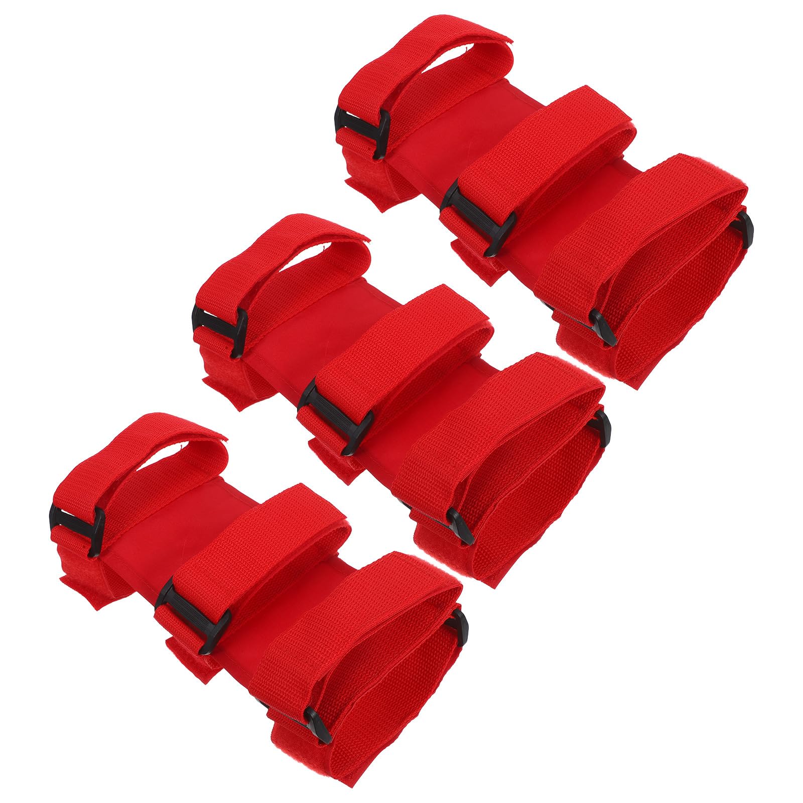 SHINEOFI 3piezas Soporte de Correa para Extintor Ajustable Cierre Tactil Banda de Fijacion para Extintor de Incendios Coche para Maletero de Vehiculo