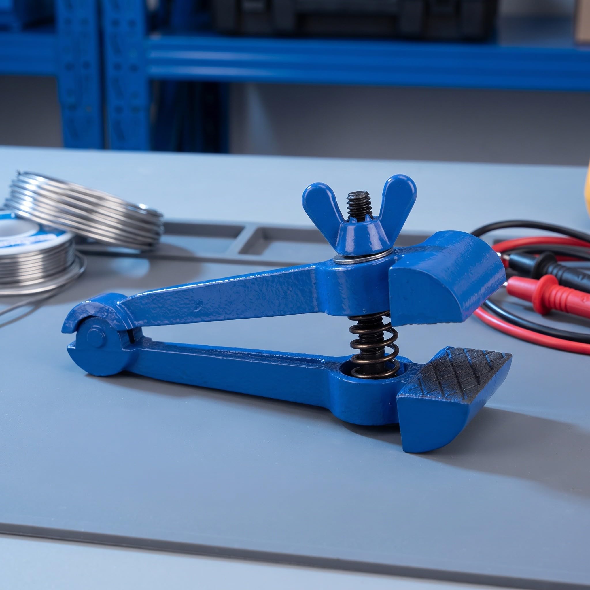 Generic 2 szt. miniaturowe imadła ręczne, precyzyjne i antypoślizgowe, | Kieszonkowe imadło ręczne, ergonomiczny uchwyt i relaksacja zmęczeniowa, wytrzymałe szczypce do wyrobu biżuterii, modelarstwa