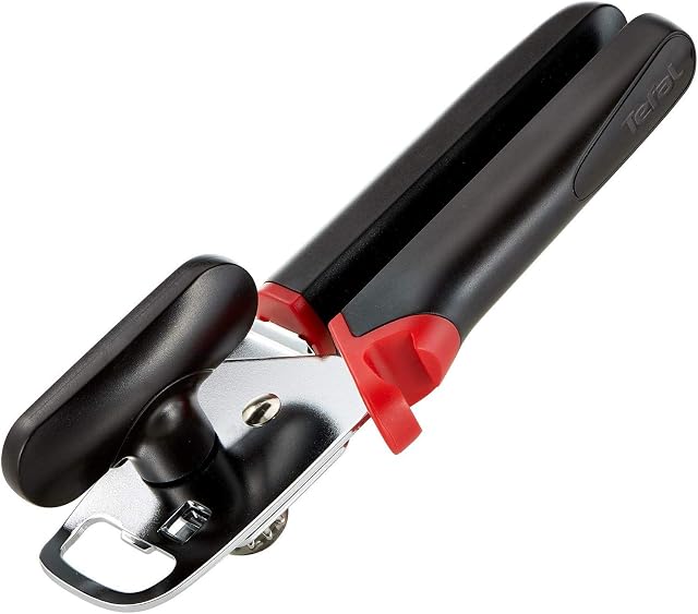 Tefal K2070514 Can Opener, Black and Red