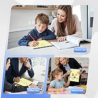 Vista 7 de Legal Pads 8.5 x 11.75 Inch Wide Ruled Writing Pads, 12 Pack Note Pads - Yellow Perforated Paper with Hard Back, 50 Sheets Per Pad, No Bleed Notepad