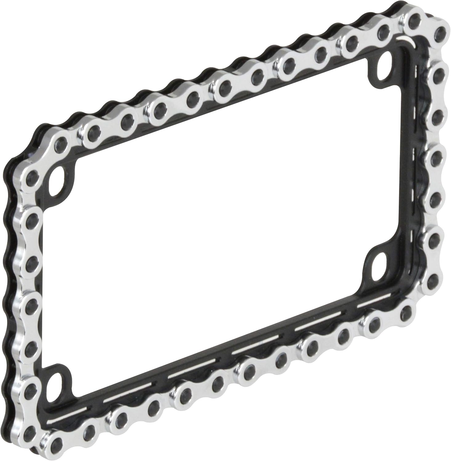 Bell Automotive 22-1-46497-8 Universal Motorcycle Chain License Plate Frame Bell Automotive 22-1-46497-8 Universal Motorcycle Chain License Plate Frame