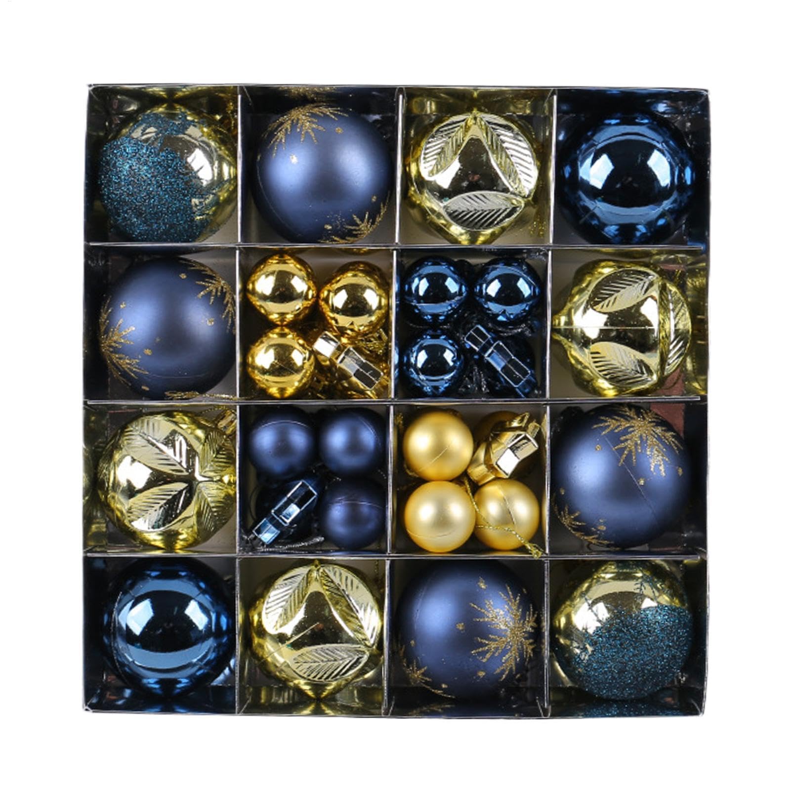 Boules de sapin de Noël incassables haut de gamme au design rétro chic