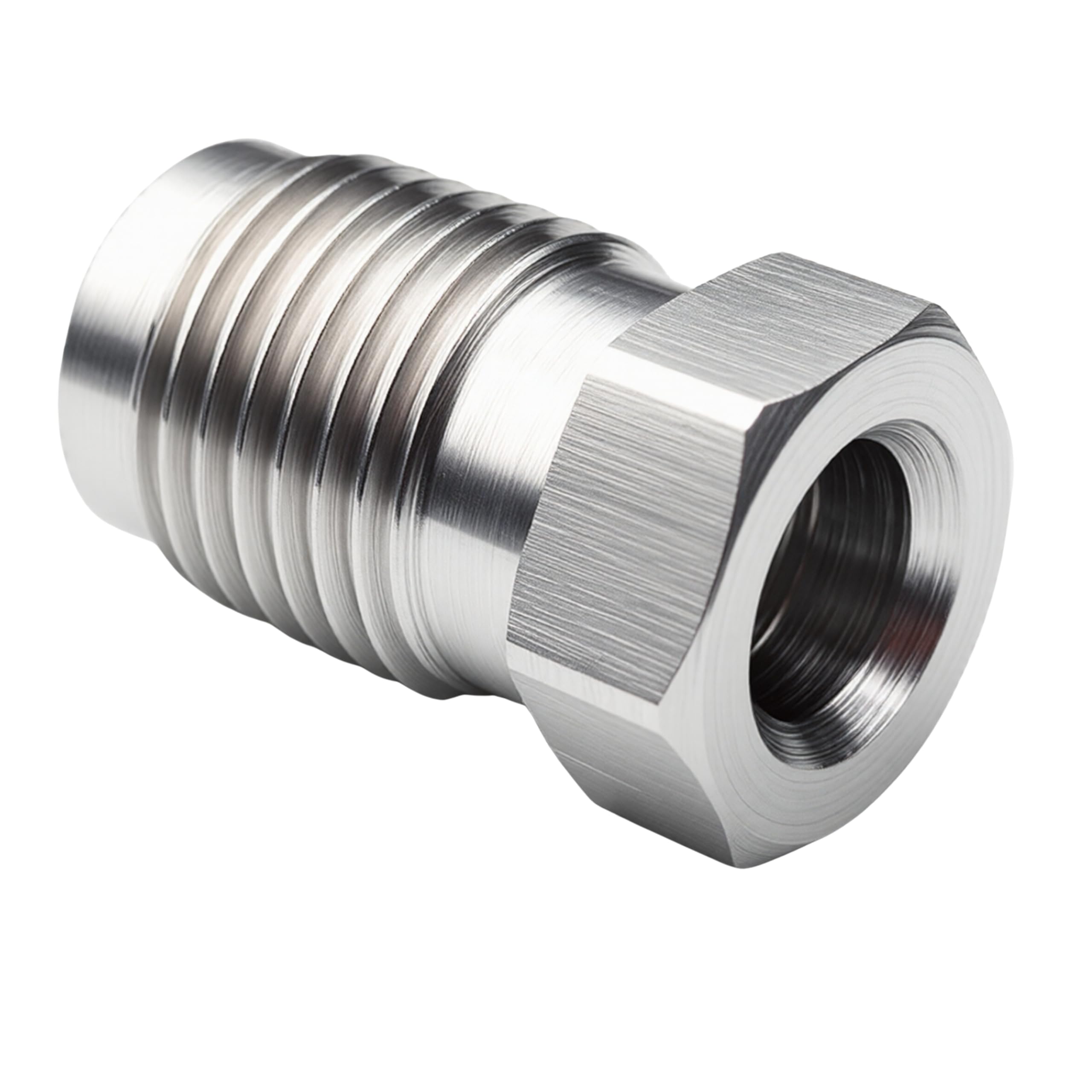 Precisiongeek Brake Line Connector M10 x 1 | E-Type Flange D | Stainless Steel Fitting for 4.75 mm Pipe | DIN/ISO 1651 Compliant Screw Connection | Professional Quality (4)