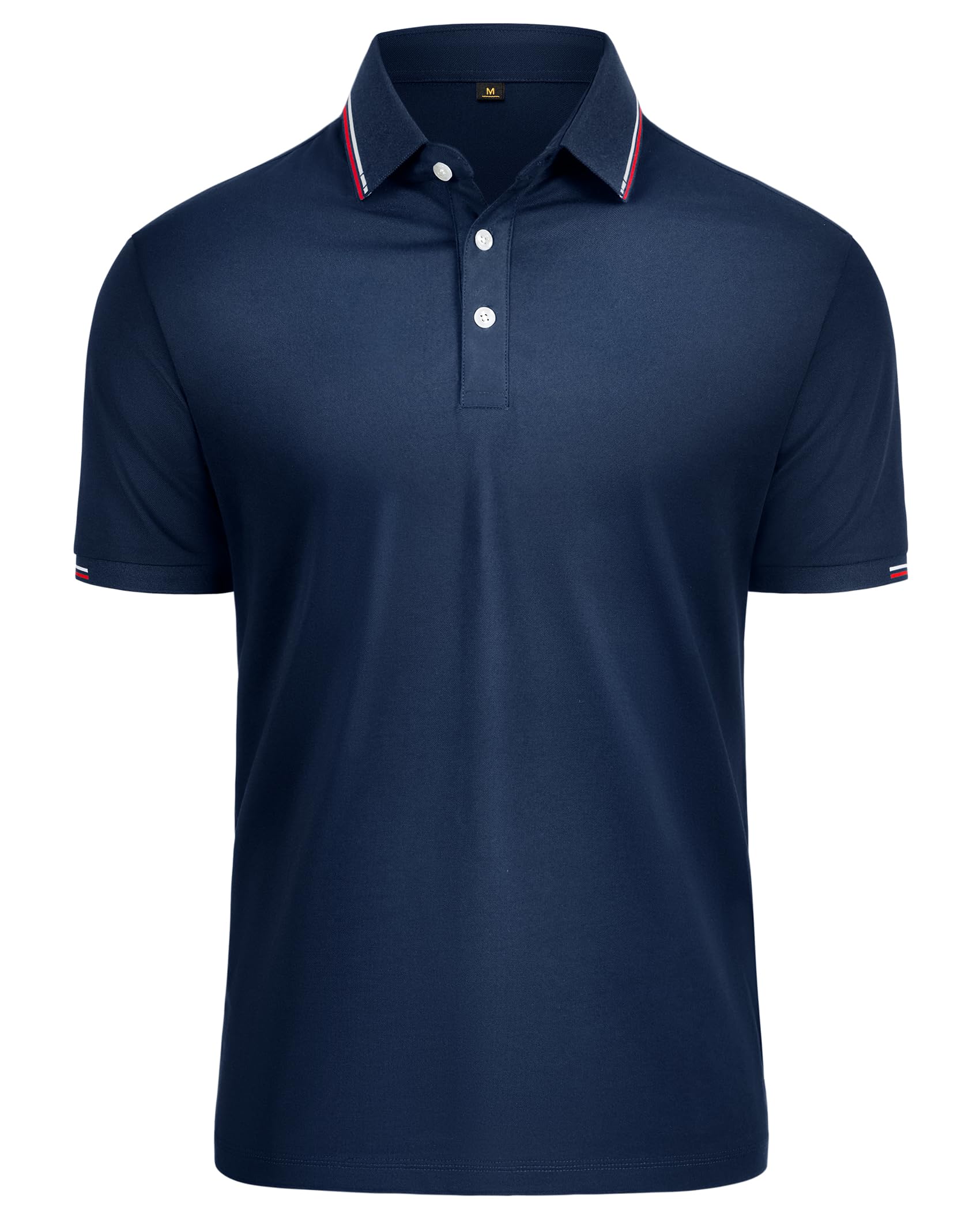 J.VER Poloshirt Herren Kurzarm Arbeitshemd Männer Sommer Atmungsaktiv Polo Knopfleiste Regular Fit Poloshirts Golf Sport Tennis Casual Shirts