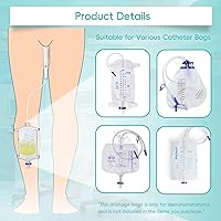 Vista 8 de Catéter de condón externo de silicona para hombres – Paquete de 10 catéteres adhesivos, desechables para uso diurno y nocturno, diseño a prueba