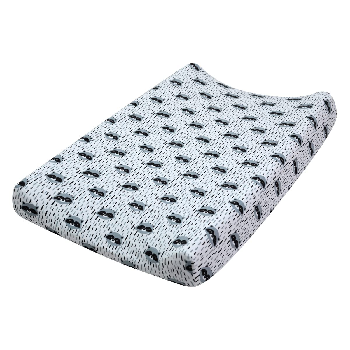 JYOKO KIDS Sábana para cambiador ajustable (RACCOON) 80 X 50 cm Algodón