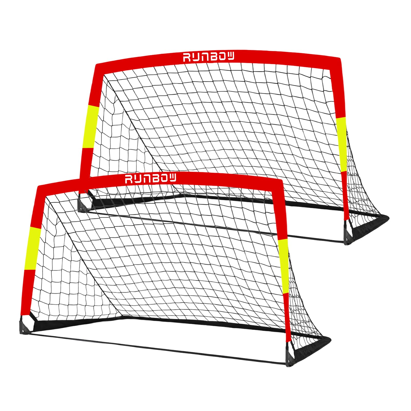 7x5 ft Kids Football Goal, Portable Junior Practice Soccer Net for Garden