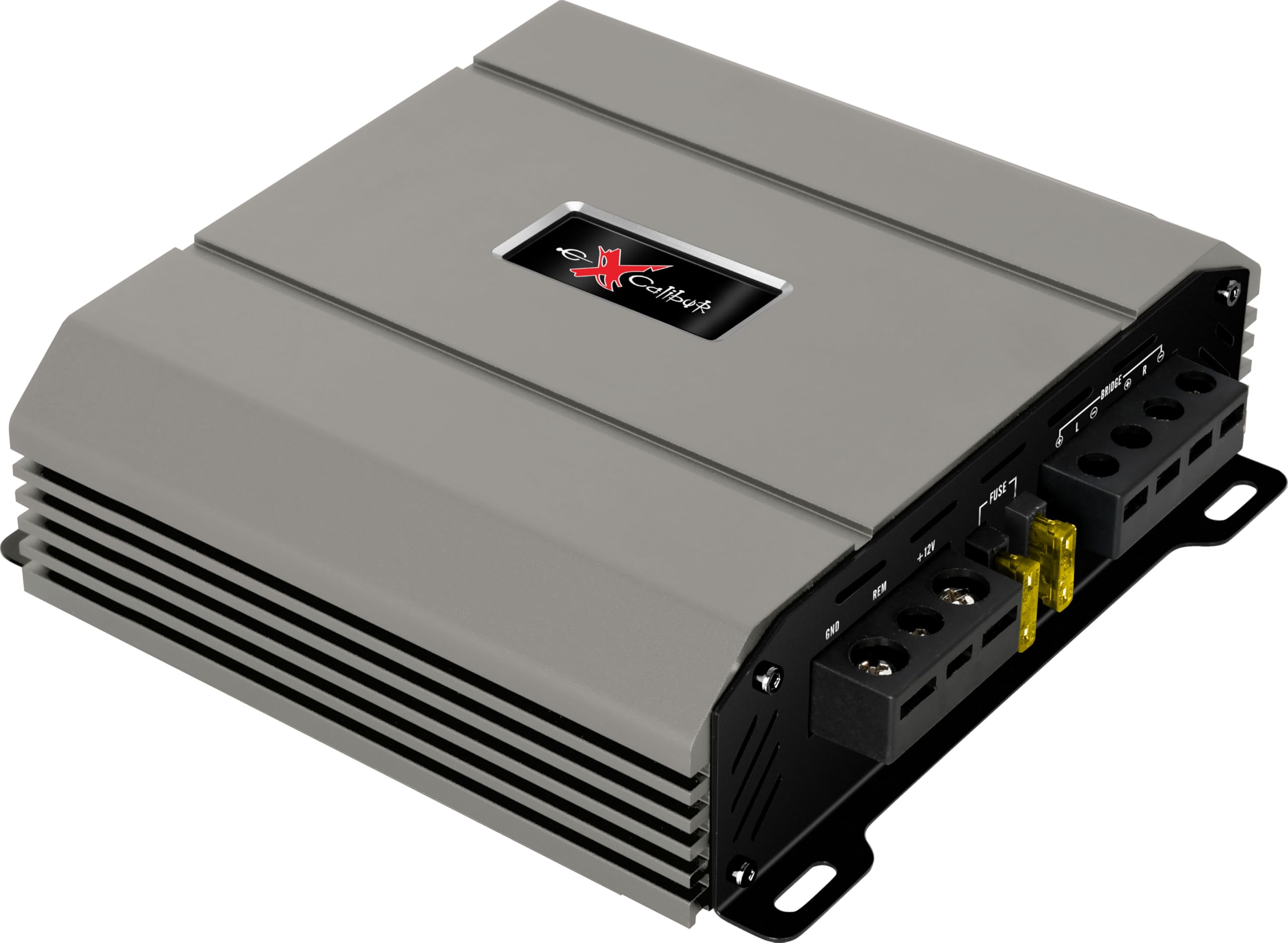 Excalibur X275.2 Amplificatore Audio Auto 2 Canali Stereo 2x650W con Bass-Boost 12 dB, Amplificatore Auto Subwoofer 1300W in modalità Bridge, Sub Sonic 10-50Hz e Low Pass Filter 50-200Hz, Serie 2025