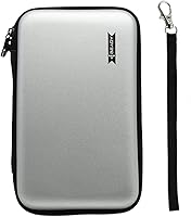 Vista 2 de BEADY Carrying Case for Nintendo NEW3DS XL, NEW3DS LL, 3DS XL, 3DS LL Storage case Console Storage case Silver Gray