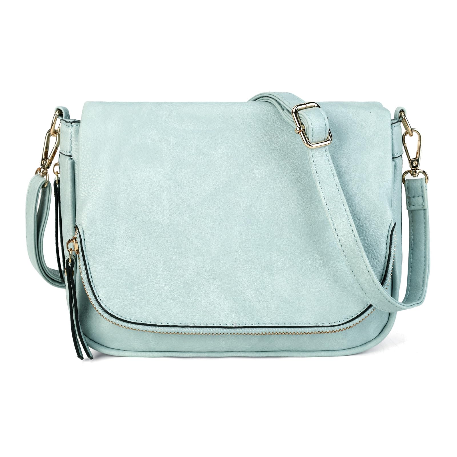 GLITZALL Mittel Damen-Umhängetasche, PU-Leder | Abnehmbare und verstellbare Schulterriemen,Schulter-Handtaschen, Mehrere Taschen