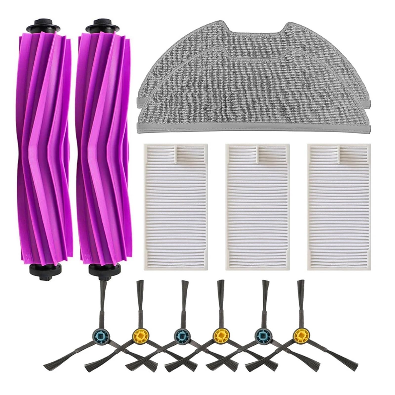 Generico 7pcs Kit Robot Aspirapolvere, Compatibile con Eureka, E20 Plus