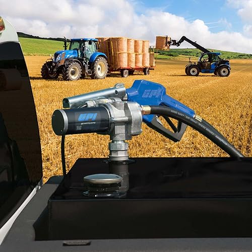 Miniatura 8 de GPI - Bomba de transferencia de combustible serie M-150, boquilla de cierre automático, 15 GPM, 12 voltios (110000-100)