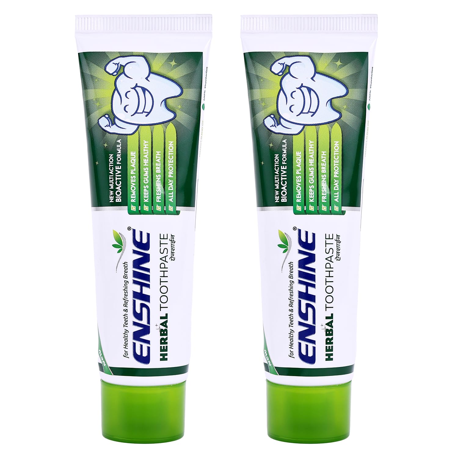 Enshine Herbal Toothpaste for Healthy Gums | Cavity Protection | Bioactive Formula Based for Tartar Prevention | Pack of 2 (100g each)-image-12