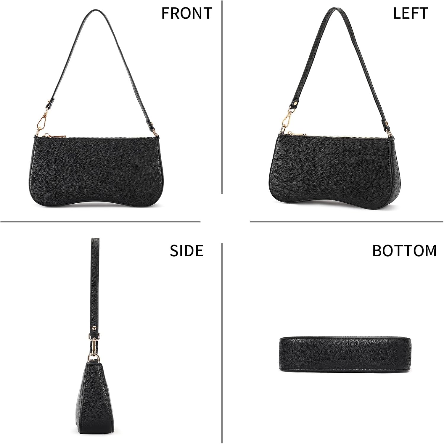 FALAN MULE Shoulder Bag for Women Small Trendy Hobo Handbag - Image 6