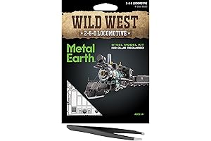 Metal Earth Trains - Wild West 2-6-0 Locomotive 3D Puzzle Kit