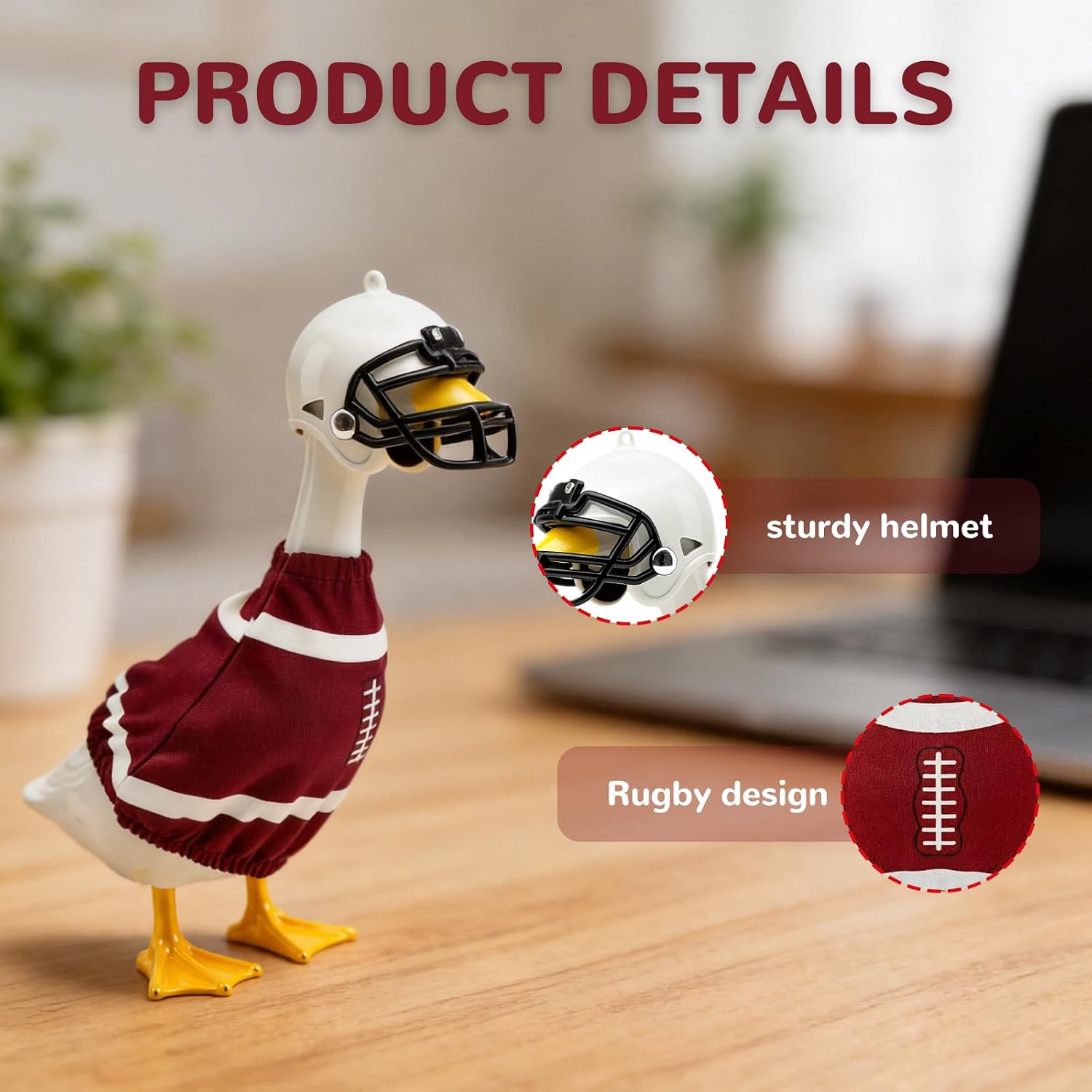 7 Inch Desk Goose Outfits, Mini Desktop Goose Clothes image 3