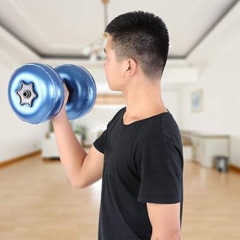 Watered Dumbbells - Premium Plastic Met Water gevulde halters voor Sportoefening Gewichtheffen Thuis Draagbaar en Verstelbaar (Groen, 2 stuks) (Groen