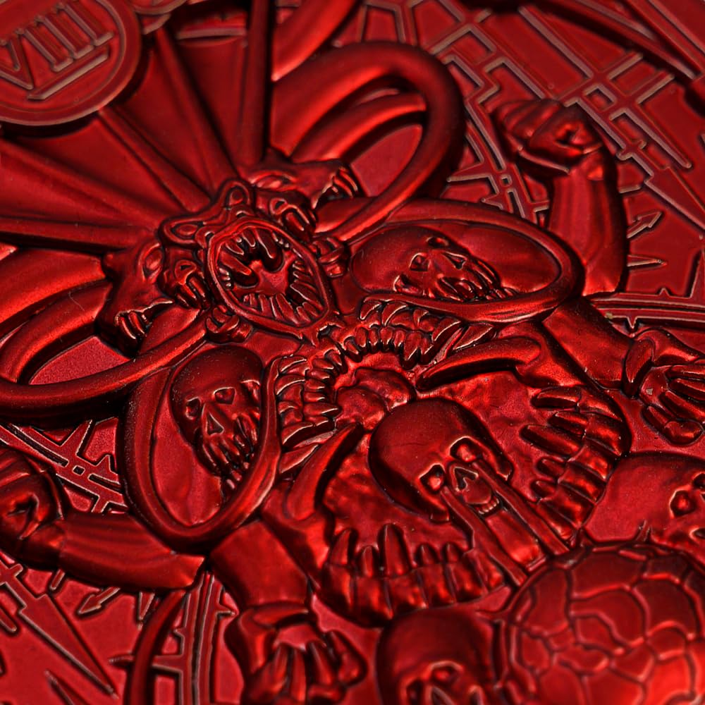 Warhammer 40.000 Imperial Tarot Ingot Gods 4‑Pack – offiziell lizenziertes Metall-Sammlerset, Ausstellungsstücke, Geschenk für Warhammer-Fans
