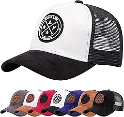 Tiakay Casquette de Baseball Trucker Unisexe Anti-UV - Ajustable avec Boucle en Metal, Maille Brodée pour Sport, Voyages et Outdoor d'Été | Streetwear Premium