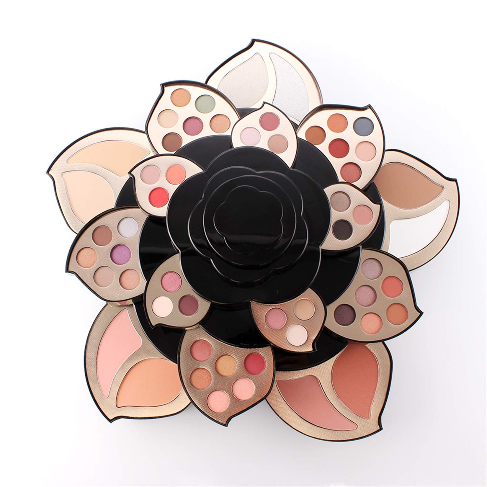 FantasyDay Calendrier de l'Avent 2025 Beauté pour Femmes et Filles, Kit de Maquillage Complet Coffret Xmas Makeup Set avec Ombres Paupière, Rouge à Lèvre, Pinceaux, Correcteur, Mascara, Fard à Joues
