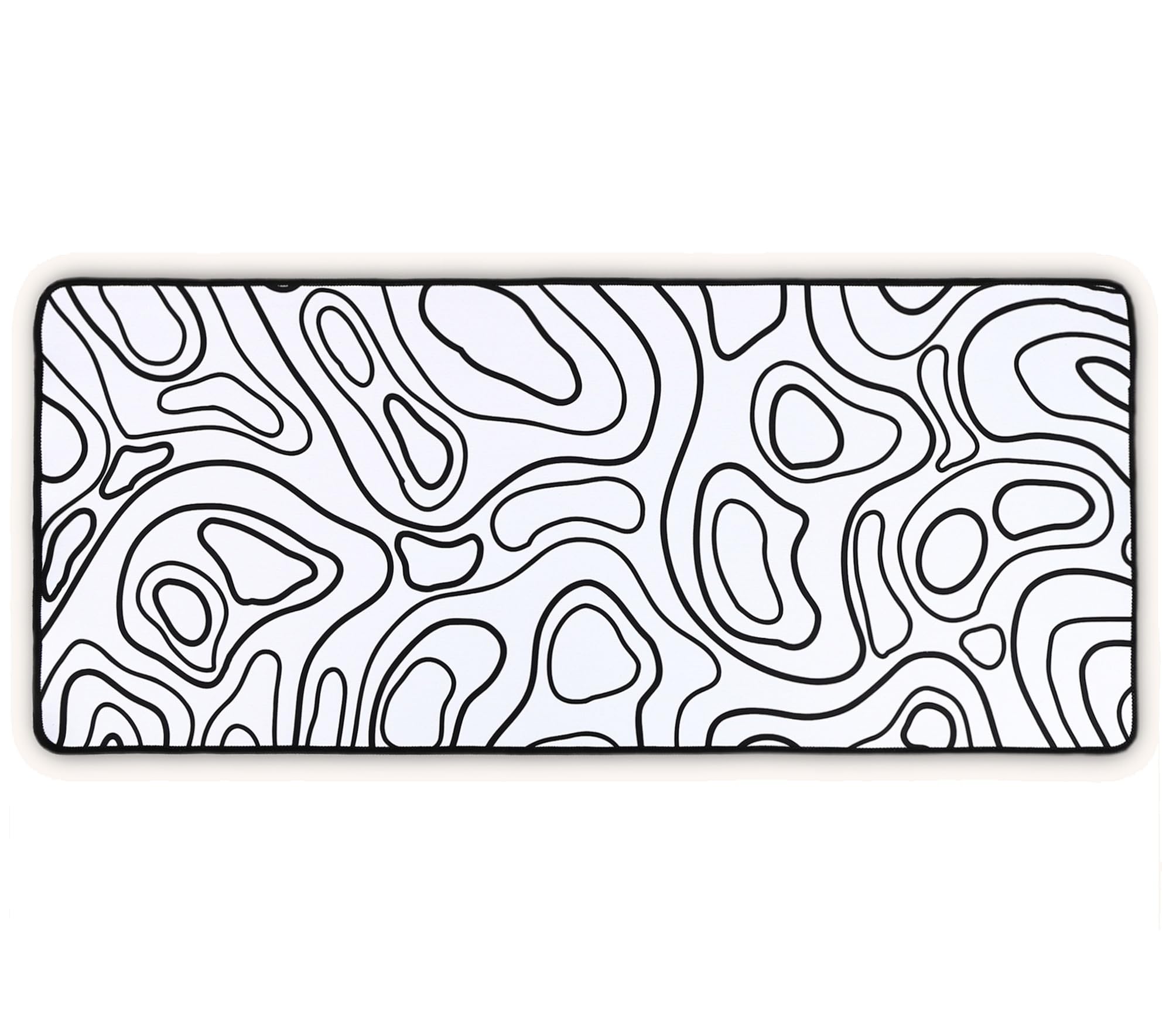 SPIN CART Large Gaming Mouse pad, Long XXL Extended Desk Table Mat Mousepad for Laptop PC Computer (Abstract White) — Amazon image 15