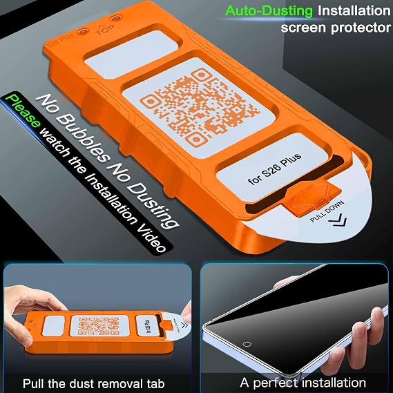 IMBZBK Privacy Screen Protector for Samsung Galaxy S26 Plus, 3+3 Pack