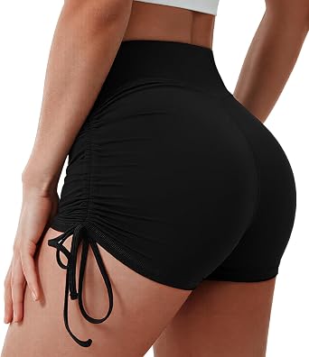 FULLSOFT 5" High Waisted Biker Shorts Tummy Control - Spandex Yoga, Workout, Cycling, Volleyball, Dance, Athletic Shorts