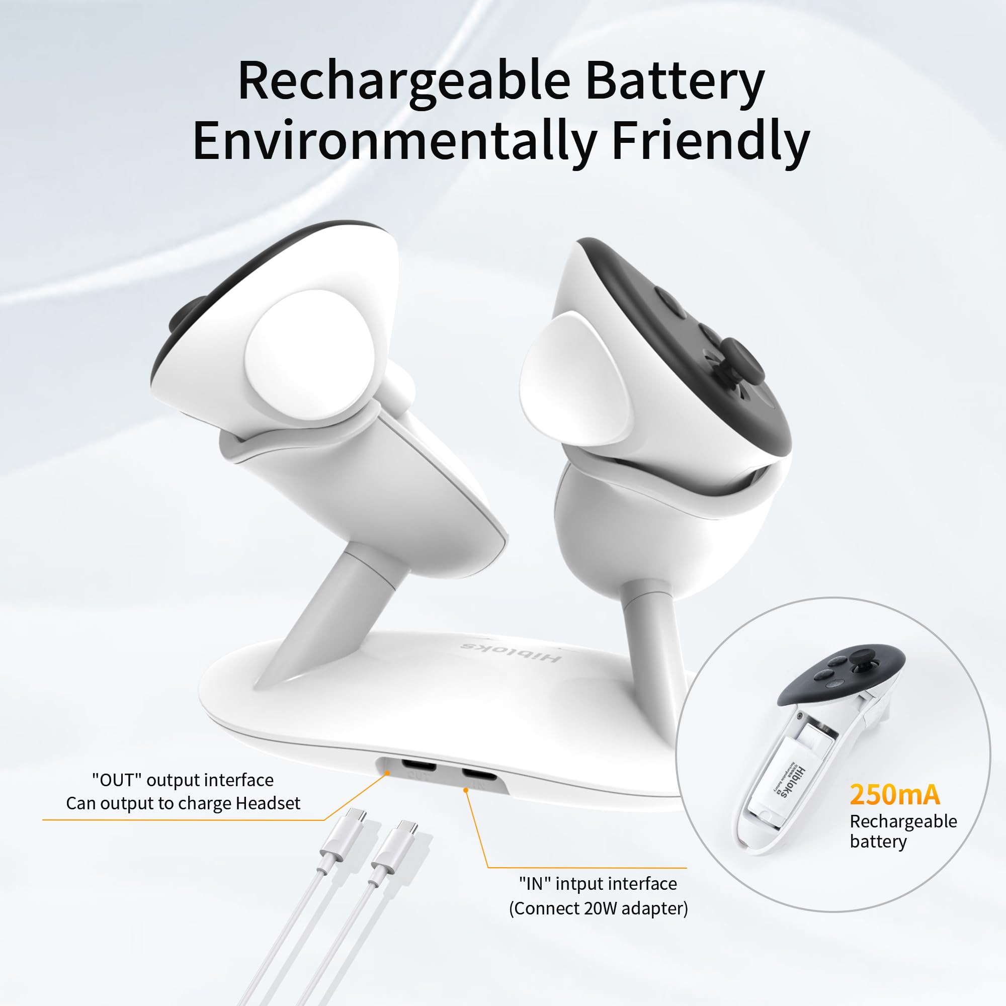 Amazon | HiBloks Meta Quest 3用充電ドック、Oculus Quest 3