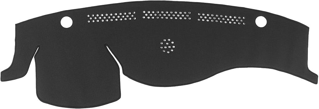WellVisors Black Dash Mat Dashboard Cover Compatible with Infiniti 2007-2013 G35 Sedan G37 G25