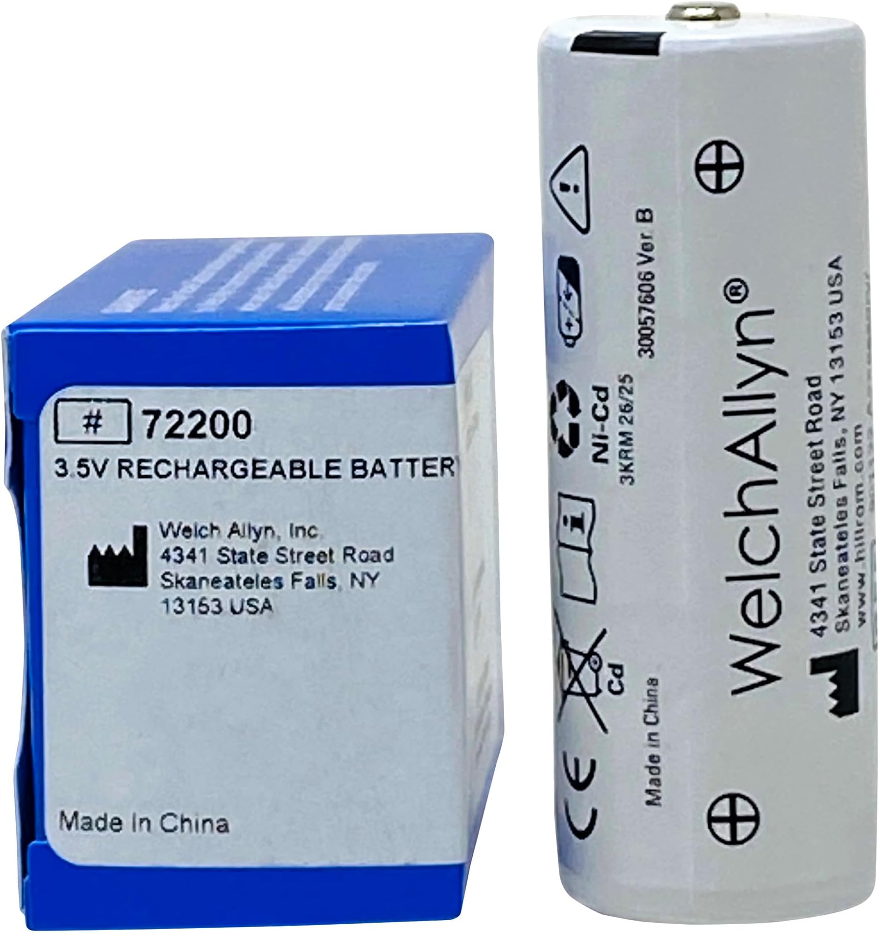 Welch AllynReplacement (Non-OEM) NiCad Rechargeable Battery ea- #72200