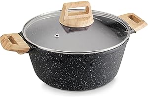Granite Cookware Nonstick Stock/Soup Pot with Lid