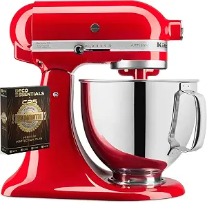 KitchenAid Artisan Series 5 Quart Tilt Head Stand Mixer with Pouring Shield and Extended Protection