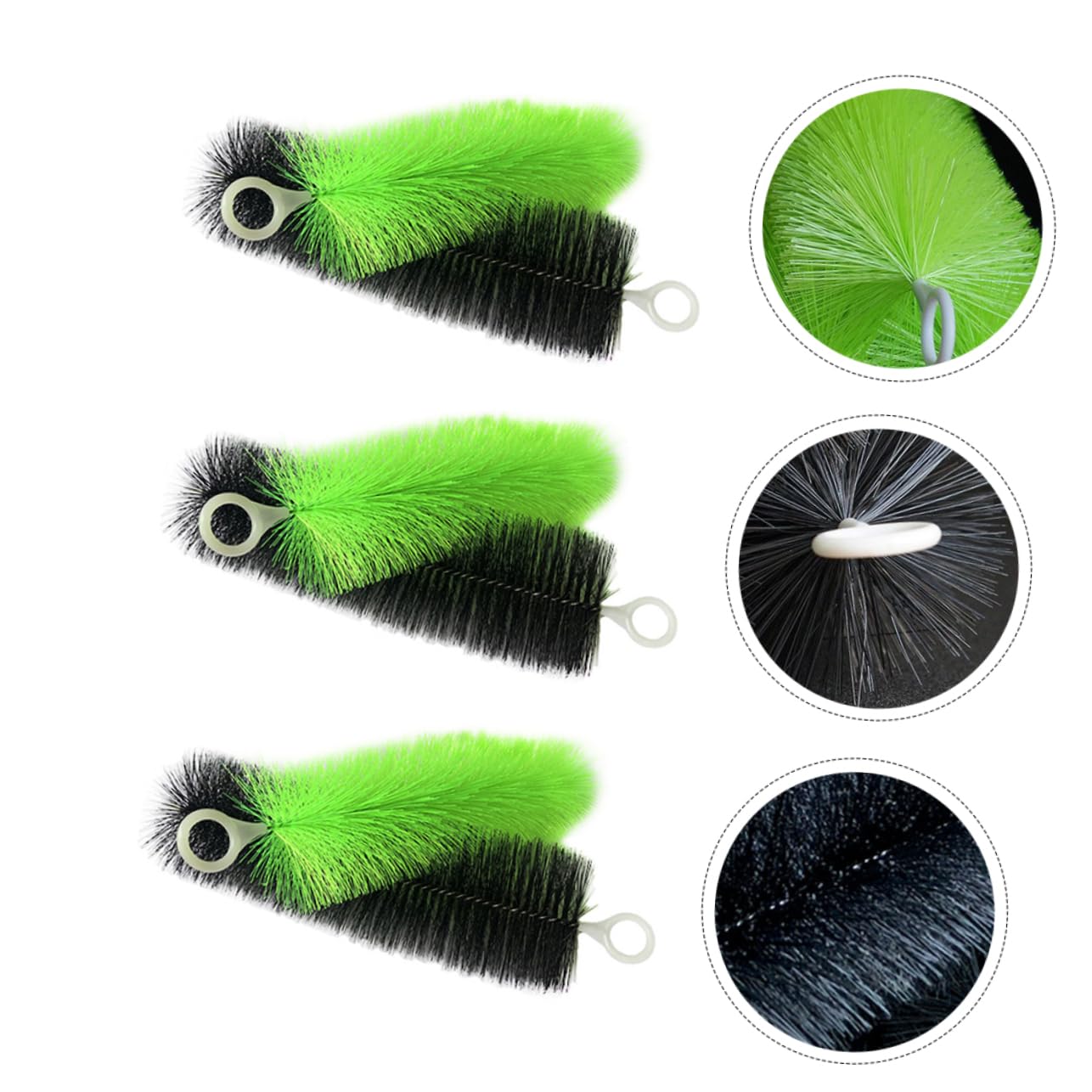 Toyvian 6piezas Cepillos De Limpieza para Pecera y Sifón De Material y Inoxidable y Multifuncional para Hatching y De