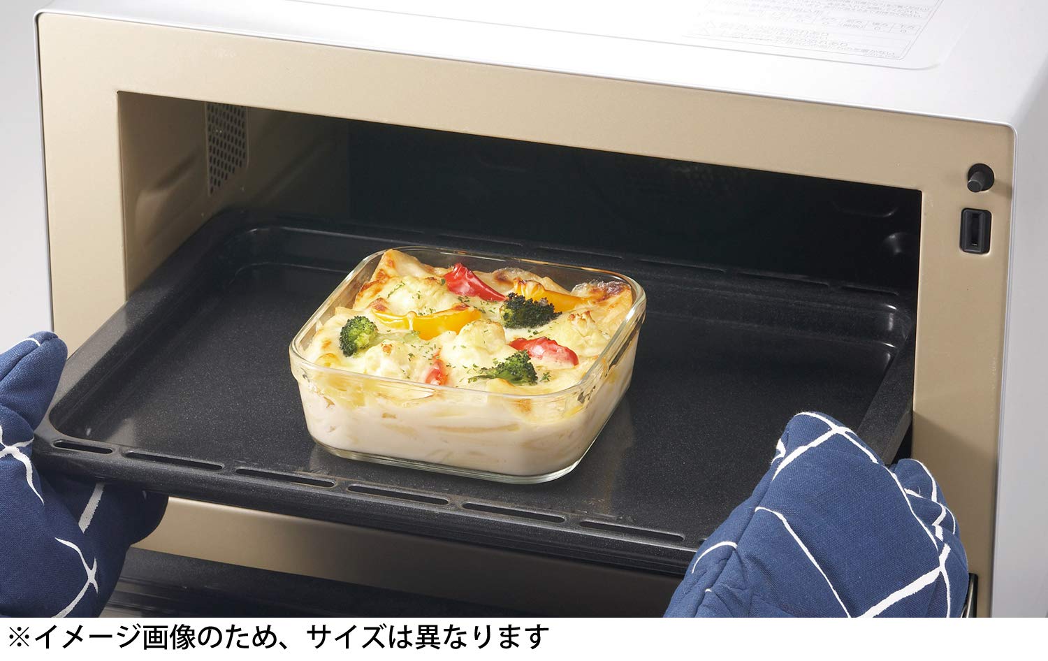 Amazon.co.jp: iwaki(イワキ) 耐熱ガラス 保存容器 アクアブルー 角型