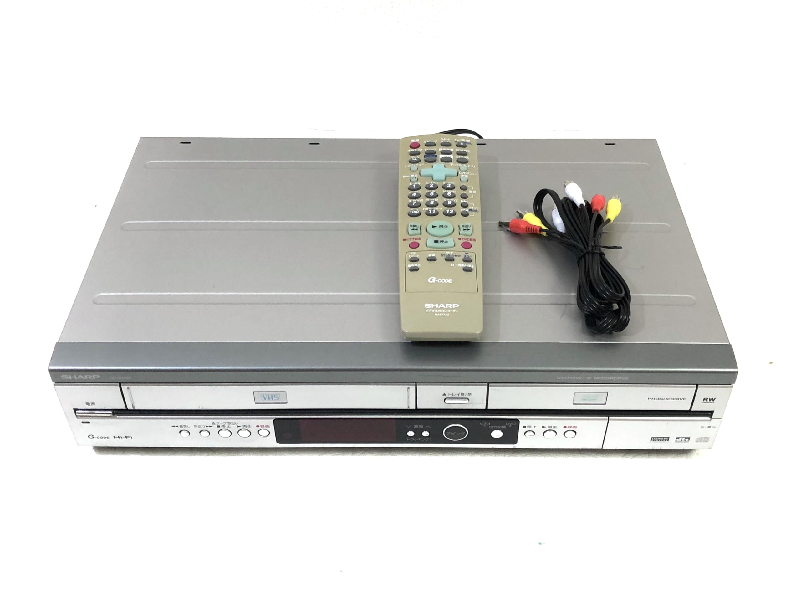 ビデオ一体型DVDレコーダー　シャープDV-RW65動作品　リモコン付き Amazon | シャープ D・combo ビデオ一体型DVDレコーダー DV-RW65