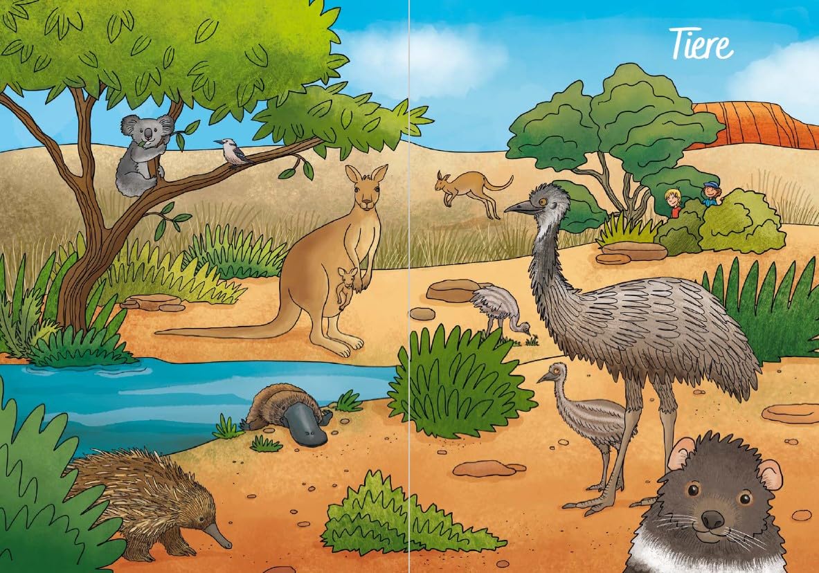 Australien for kids: Der Kinderreiseführer. Wissenswertes über Land und Leute. Mitmachbuch mit viel Platz zum Kreativsein für den nächsten ... den nächsten Familienurlaub. Für Kinder ab 6)
