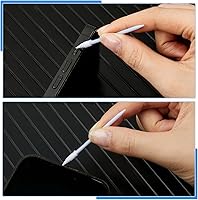 Vista 7 de Chinco 200 piezas de bastones de limpieza con punta de esponja de espuma para impresora de inyección de tinta, cabezal de impresión, cámara, lente