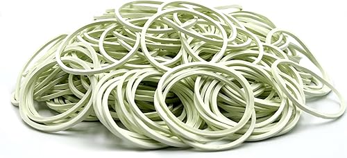 Miniatura 10 de Bandas de goma blancas, 200 bandas elásticas resistentes para uso escolar, hogar y oficina