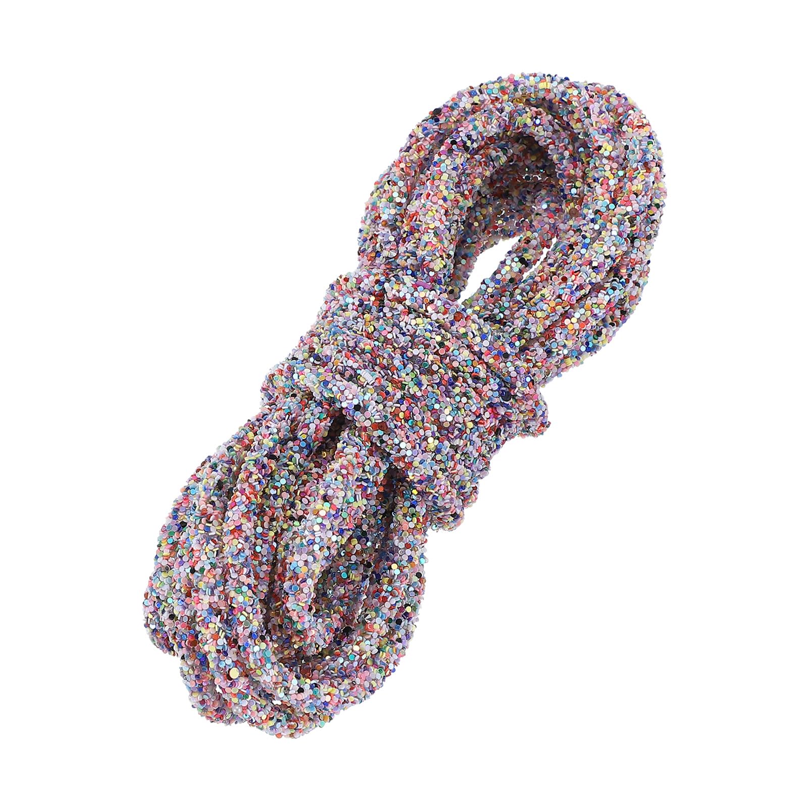 Cordón de lentejuelas flexible de 6mm ideal para joyería artesanal y costura creativa